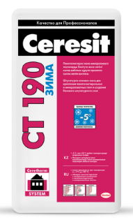 Штукатурно-клеевая смесь Ceresit CT 190 Зима«» Cerezit