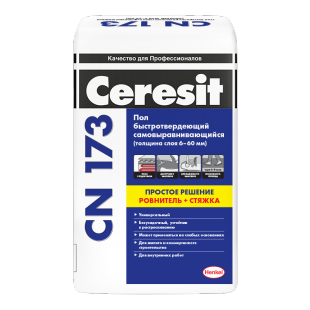 Самовыравнивающийся наливной пол Ceresit CN 173 — Cerezit