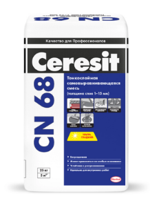Самовыравнивающаяся смесь (от 1 до 15 мм) Ceresit CN 68 — Cerezit