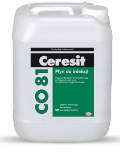 Инъекционное средство для блокирования капиллярной влаги в кладках Ceresit CО 81 — Cerezit