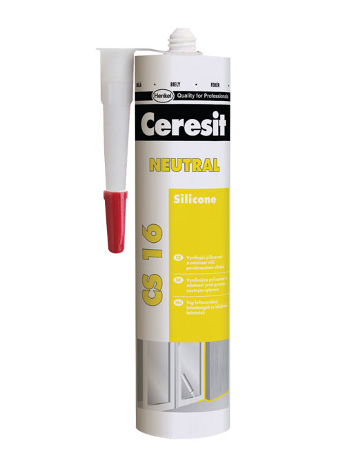 Нейтральный силиконовый герметик Ceresit CS 16 — Cerezit