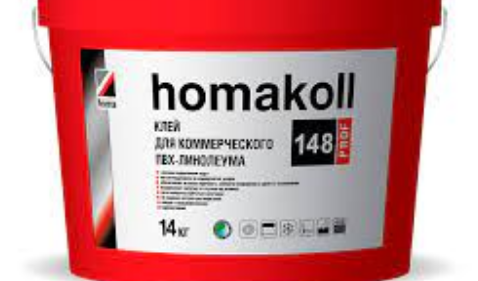 Клей для бытового и полукоммерческого ПВХ-линолеума, водно-дисперсионный — Homakoll