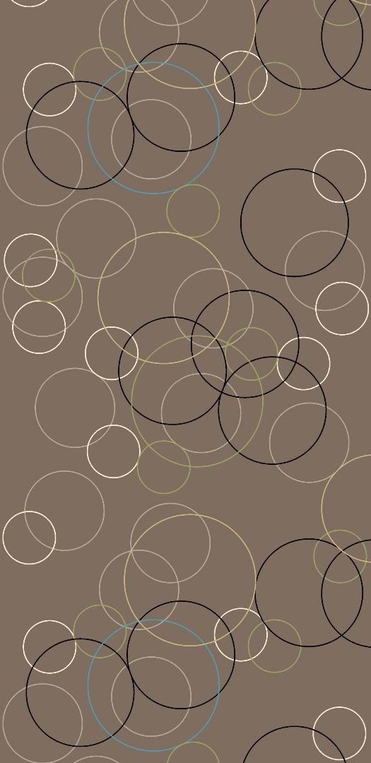 Ковровое покрытие Halbmond Circles in motion 17003-a01