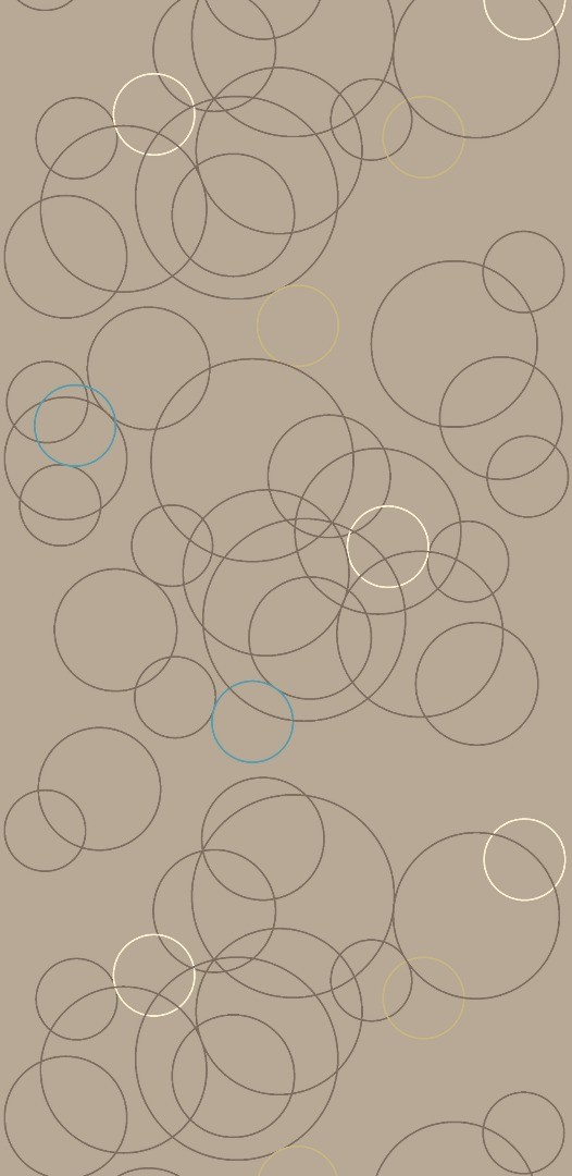 Ковровое покрытие Halbmond Circles in motion 17004-a01