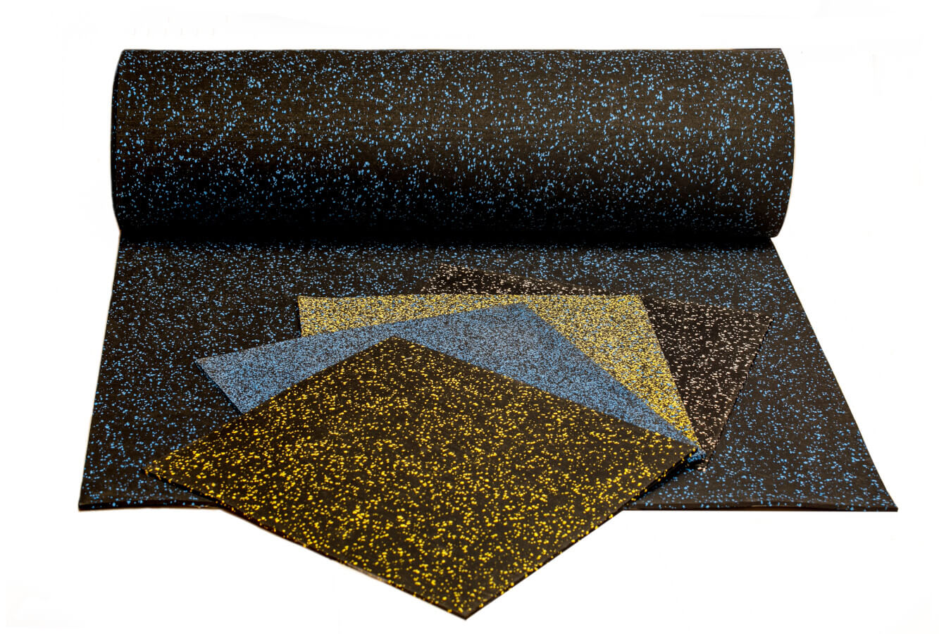 Рулоны из резиновой крошки. Рулонное резиновое покрытие KRAITEC Top 3мм (1,25х20м). Рулонное напольное покрытие BS — 5002. Рулонное покрытие r-Roll Mix. Противоскользящее покрытие Coil mat (CMC-10).