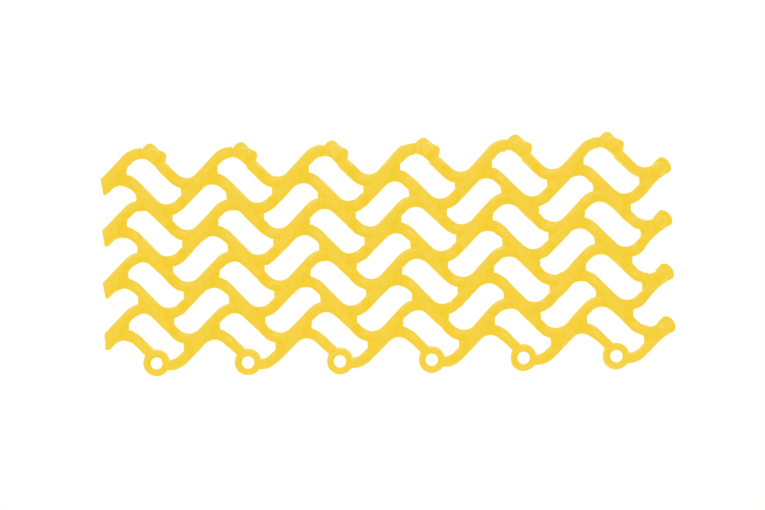 Грязезащитное покрытие Sold Volna ( Волна ) 14 мм, желтый