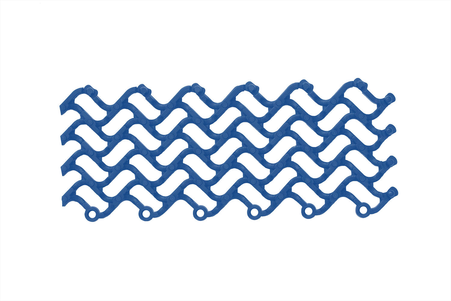 Грязезащитное покрытие Sold Volna ( Волна ) 14 мм, синий