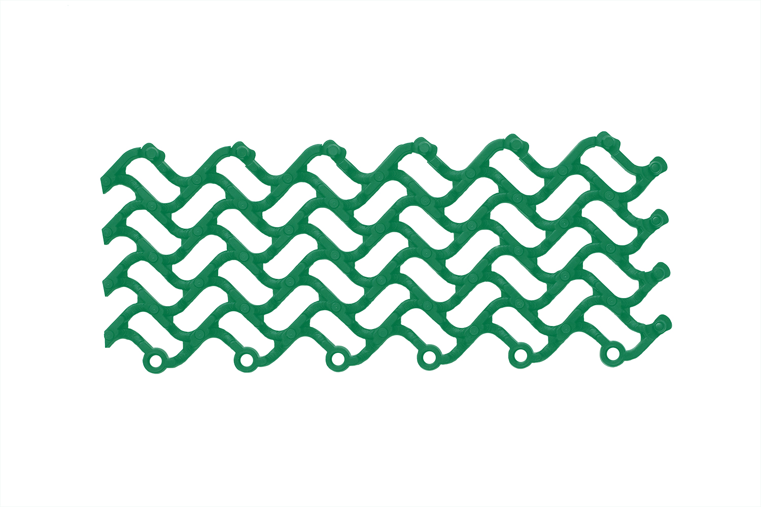 Грязезащитное покрытие Sold Volna ( Волна ) 14 мм, зеленый