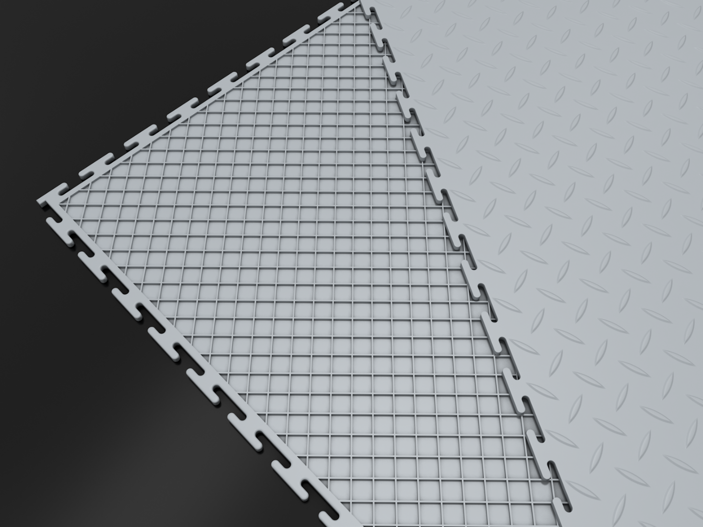 ПВХ плитка NeoPol Classic 7 мм (Классик) 7035 Светло-серый