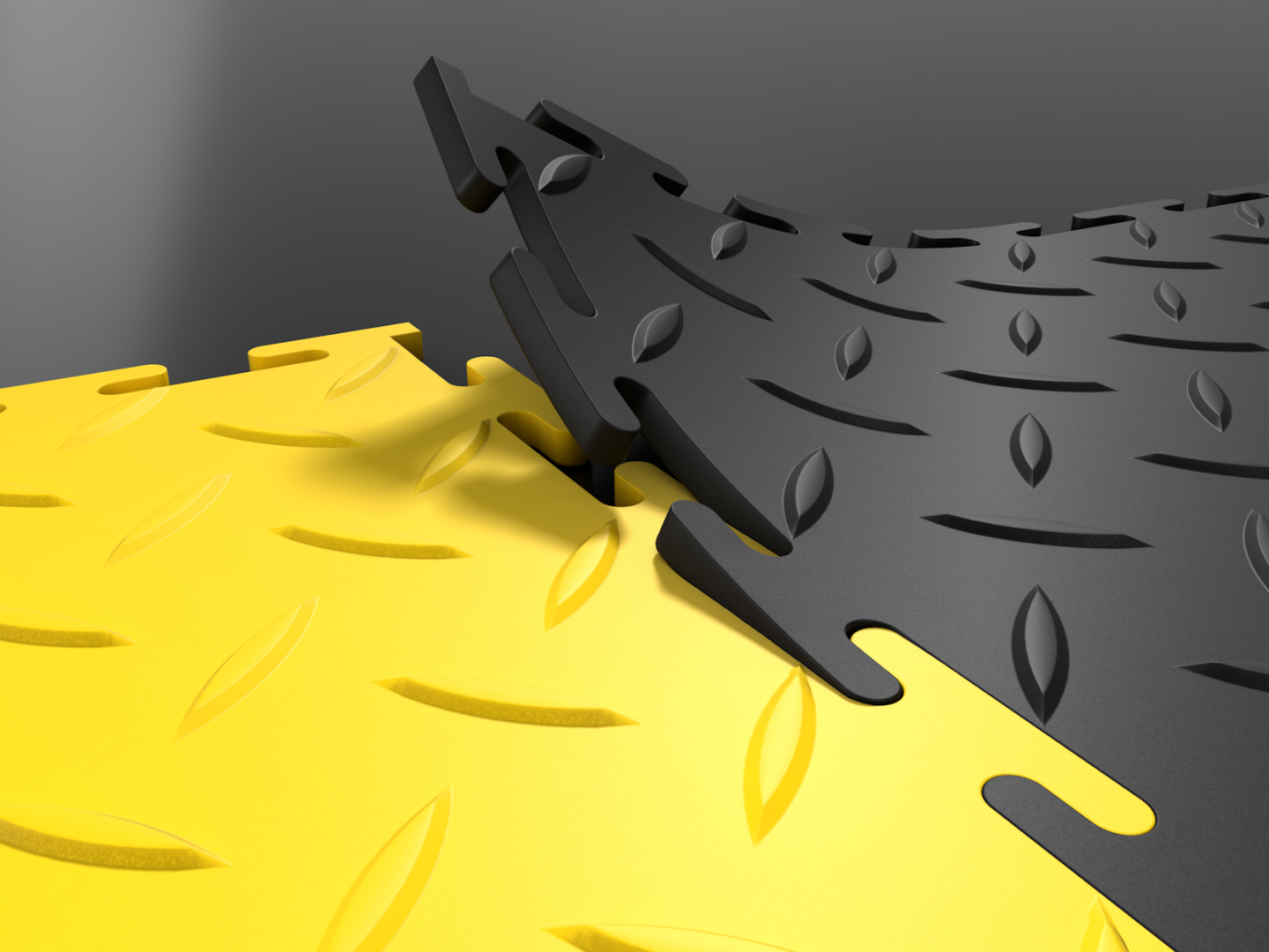 ПВХ плитка NeoPol Classic 7 мм (Классик) 1023 Транспортно-жёлтый