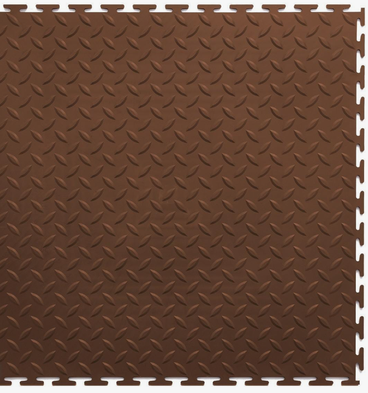 ПВХ плитка NeoPol Classic 7 мм (Классик) 8017 Шоколадно-коричневый