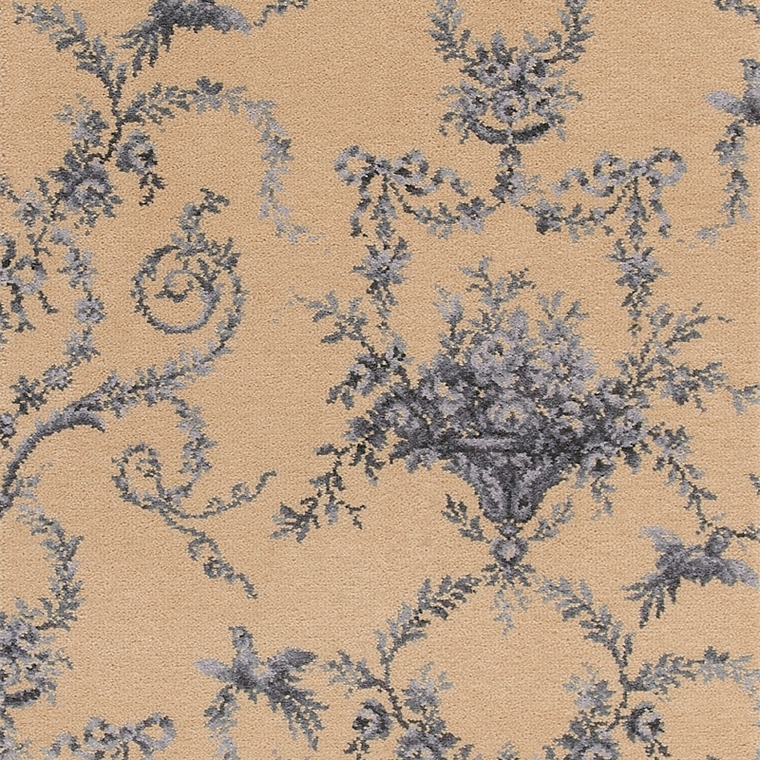 Ковровое покрытие Brintons Classic florals Toile empire blue broadloom - 10