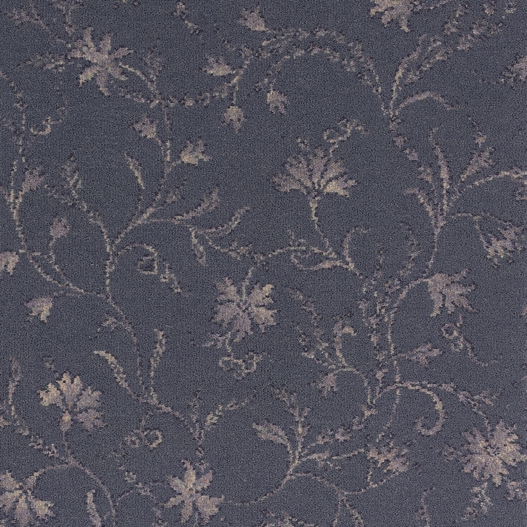 Ковровое покрытие Brintons Classic florals Parterre blue broadloom - 3