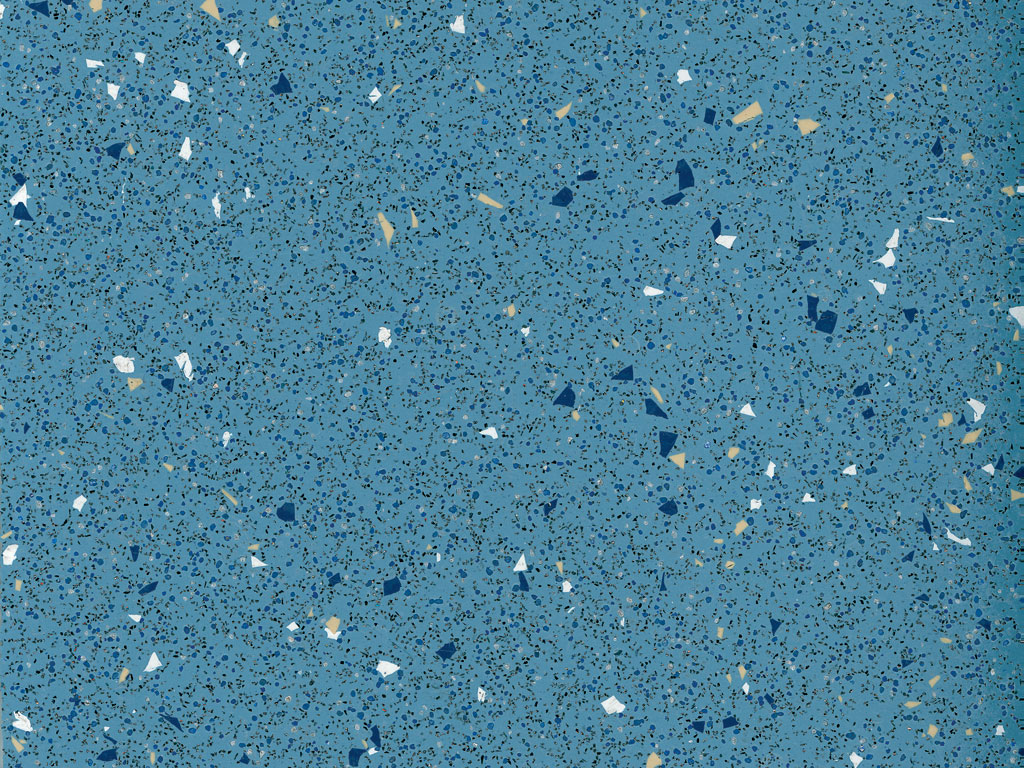 Противоскользящий линолеум Polyflor Polysafe Astral PUR 4460 Calcite Blue
