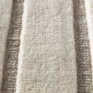 Ковровое покрытие Jacaranda carpets Hand-Woven Velvet Stripe Ivory & Grey 16