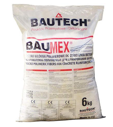 Полимерная фибра Bautech BAUMEX