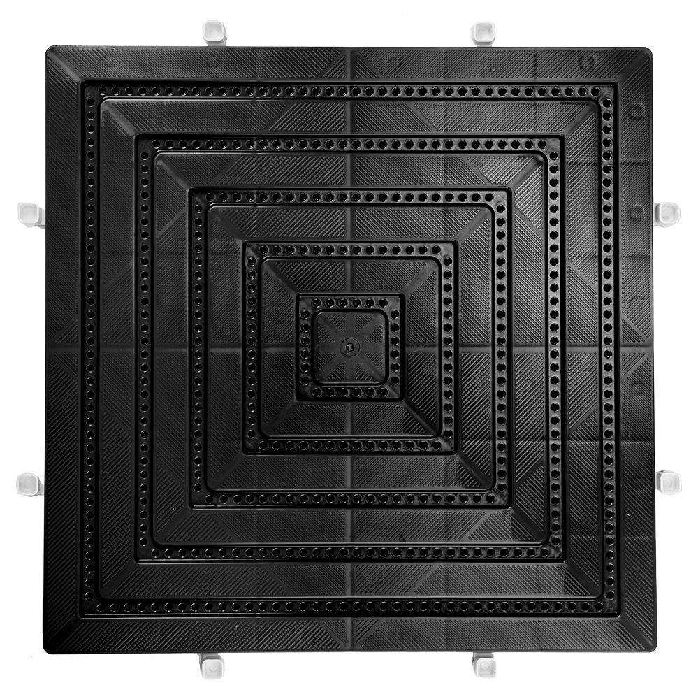 Плитка ПВХ покрытие Sold Ecoplast ( Экоплатст ) черное , 20 мм