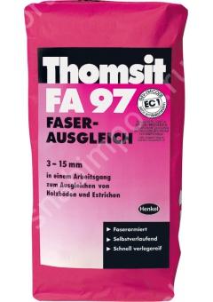 Самовыравнивающаяся смесь, армированная микроволокнами Thomsit FA 97, 25 кг