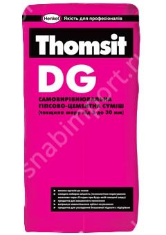 Самовыравнивающаяся гипсово-цементная смесь Thomsit DG, 25 кг
